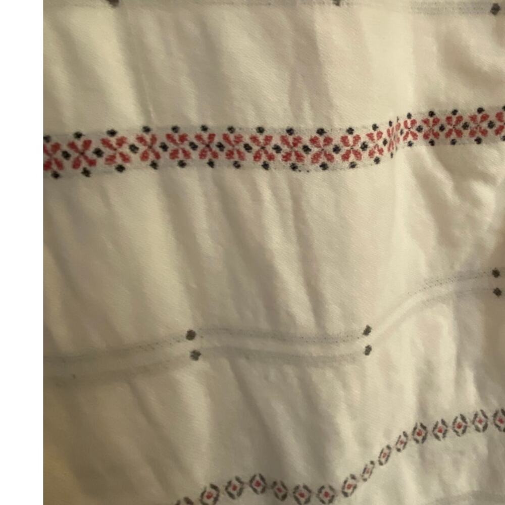 Cafe Marrakesh Cotton Blend Patterned Top Size M Work Casual - Picture 5 of 9